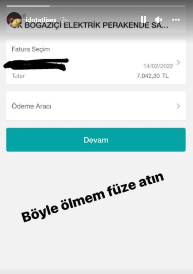 ido tatlises 7 bin tl lik elektrik faturasina isyan etti